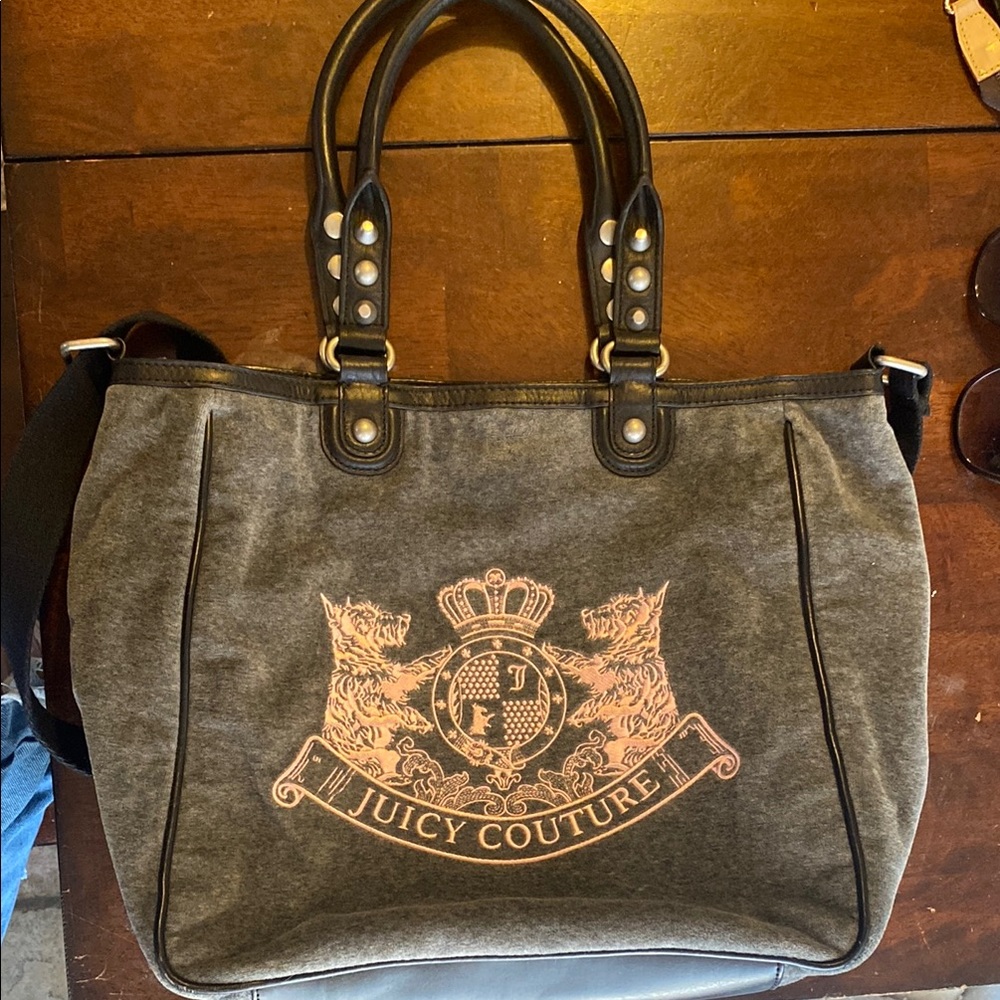 Vintage Juicy Couture Gray Tote Bag